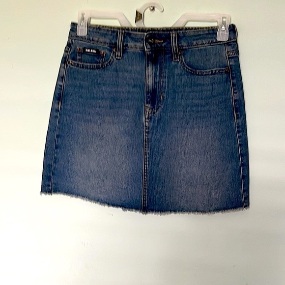 DKNY Demin Mini Skirt - Picture 1 of 8
